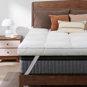 New: Queen, Snow Down Alternative Mattress cover; Extra Thick, Pillow-Top!